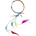 Widmann Hippie čelenka s peřím a korálky