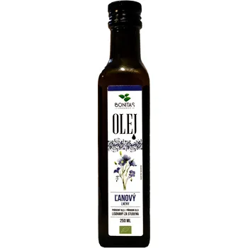 Rostlinný olej Bonitas Lněný olej panenský Bio 250 ml