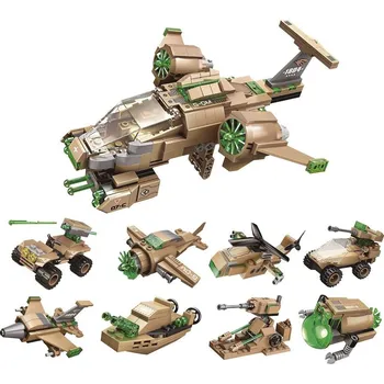 ostatní stavebnice Qman Raider Aircraft 1804 1 část