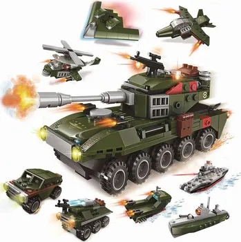 ostatní stavebnice Qman QM-09 Amphibious Panzer 1803 1 část