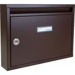 Poštovní schránka E-01 BASIC paneláková - RAL 8017 STR. - HNĚDÁ ČOKOLÁDOVÁ