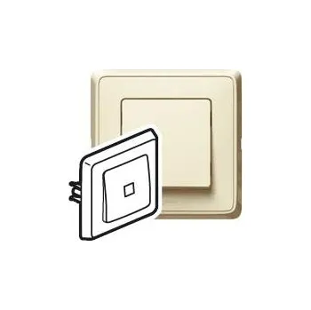 Elektrická zásuvka Cariva spínač 1/0 So béžová