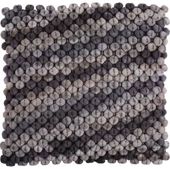 Dekorativní polštářek Šedý polštář s výplní Abruzzo 45*45 cm