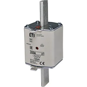 Autopojistky Nožová pojistka PNA2 350A ETI NV2 GL-GG kombi 500V 004185223