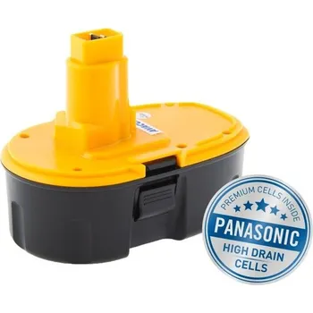 DEWALT DE9096 Ni-MH 18V 3000mAh, články PANASONIC AV AVACOM