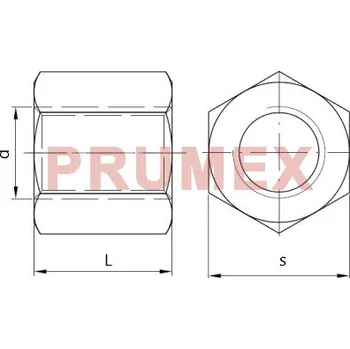 Matice Matice trapézová šestihranná DIN 103 Tr24x5 nerez A1