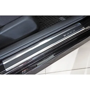 Tuning Prahové lišty Honda Civic X 2017-2021 Hatchback • nerez s karbonem • Alu-Frost