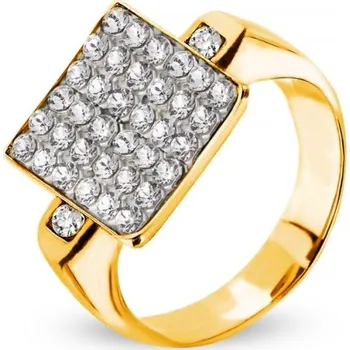 Prsten Prsten čirý se Swarovski Elements Kingdom PGFM6C Krystal 52