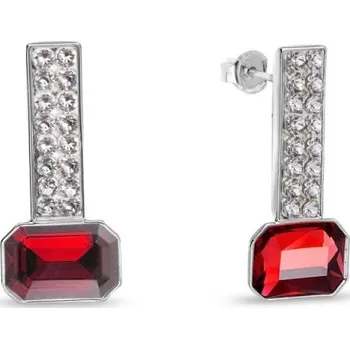 Náušnice Náušnice červené se Swarovski Elements Royal Wand KFM2602CSC Scarlet
