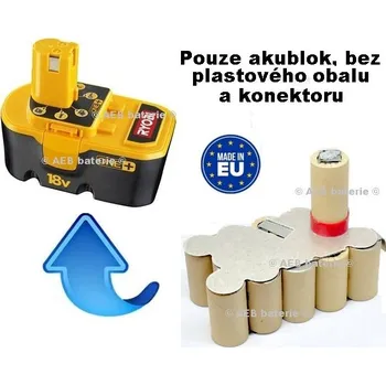AEB Baterie RYOBI BPP-1817M - 18V 2000 mAh Ni-Cd - KIT