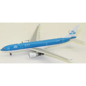 Plastikový model Phoenix - Airbus A330-203, společnost KLM Royal Dutch Airlines, "2000s" Colors "KLM 100 Years" Logo, Named "Piazza del Duomo - Milano", Nizozemí, 1/400