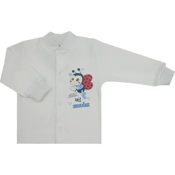 Kabátek Autex Bílá + modrá - vel. 62 brouček