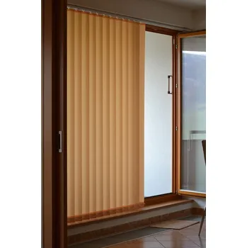 Žaluzie Lamely pro vertikální žaluzii s látkou 9211 - žlutá, šířka lamely 89 mm