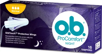 Hygienické tampóny o.b. Pro Comfort Night Normal tampony 16 kusů