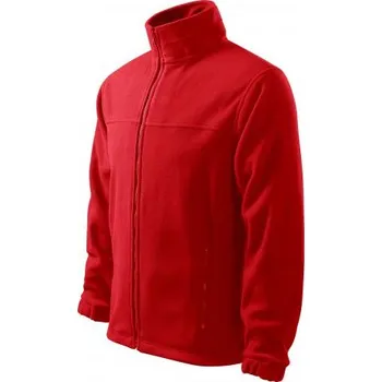 Pánská móda MALFINI Mikina JACKET FLEECE MAN 280, různé barvy VELIKOST XXL červené