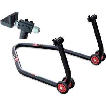 Nářadí na motocykly LV8 Itálie LV8 zadní stojan s adaptéry patky pod zadní kyvnou vidlici