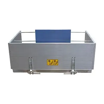 Stavební technika Velká transportní plošina se zasouvatelnými bočnice