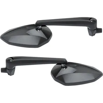 Zrcátko pro motocykl Highway Hawk Zrcátko NEW WAY of CLASSIC - L/P, univerzální vč. Yamaha, černá (2ks) Černá