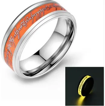 Prsten Prstýnek Pán prstenů (Lord of the Rings) - svítí ve tmě - žl (Prsten Pán prstenů (Lord of the Rings))