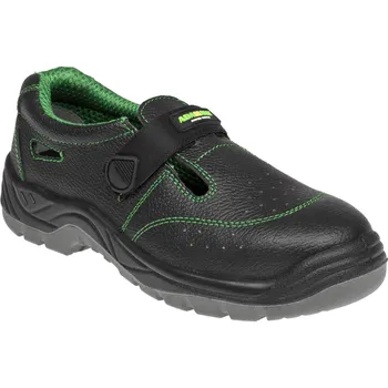 Pracovní obuv Z-STYLE DOPRODEJ! Sandále CLASSIC S1 v.41, 46 Velikost 41 (UK- 7) černá/zelená