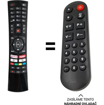 Orava LT-1210 LED B211SC náhradní dálkový ovladač pro seniory