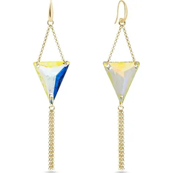 Náušnice Náušnice duhové se Swarovski Elements Trident KWG327118AB