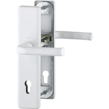 Dveřní kování MACO Dveřní kování London, klika-klika, 8/92 mm, 66-72 mm, bílá