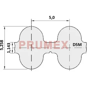 Řemen ozubený 565 D5M optibelt Omega HTD rukáv