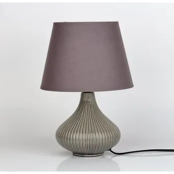 Lampička Stolní lampa 22x31cm šedá