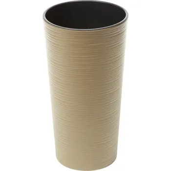 Květináč Plastový květináč Lilia 570 mm vroubek, frappe (119571 007 LA727 LILIA frappe dluto 300 obal)