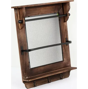 police Nástěnná police v rustikálním stylu 50x9x59cm