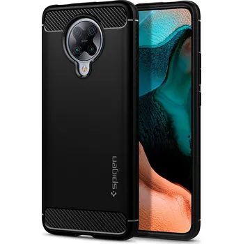 Pouzdro na mobilní telefon Spigen Rugged Armor pro Xiaomi Poco F2 Pro černý
