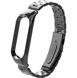 eses Kovový řemínek pro Xiaomi Mi Band 5 a Xiaomi Mi Band 6 - Černý