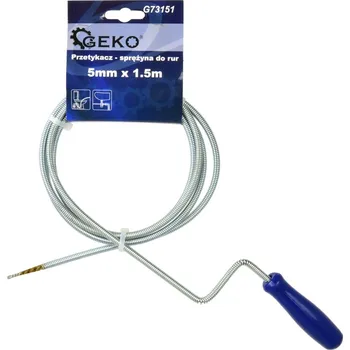 čistič potrubí Geko G73151 1,5 m x 5 mm
