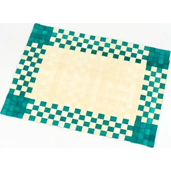 prostírání Prostírání přírodní - zelená kostka 40x30cm
