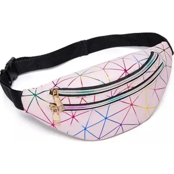 Ledvinka Ledvinka s geometrickým vzorem Barva: Růžová