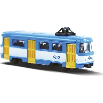 autíčko Rappa tramvaj kovová mini DPO Ostrava 8,5 cm