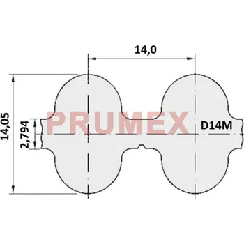 Auto-moto Řemen ozubený 3150 D14M optibelt Omega HTD rukáv
