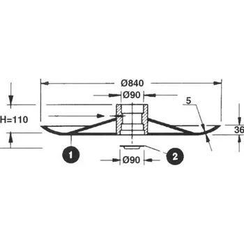Náboj kola krycí víčko náboje vhodné pro Supertino 165/185