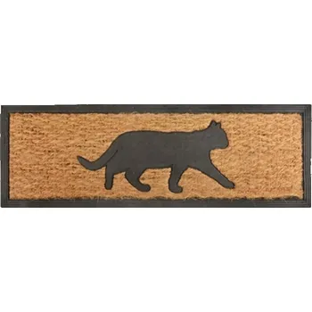 Rohožka kočka guma/kokosové vlákno 75x26cm