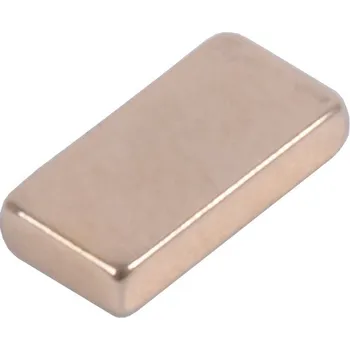 Magnet neodym kvádr - 5x5x5mm pozlacený