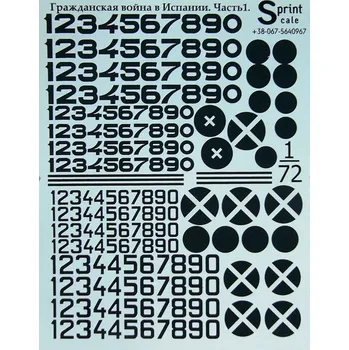 Plastikový model Print Scale 1/72 Civil war in Spain - Part I.
