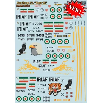 Plastikový model Print Scale 1/48 Northrop F-5 Tiger II Part 1 (wet decals)