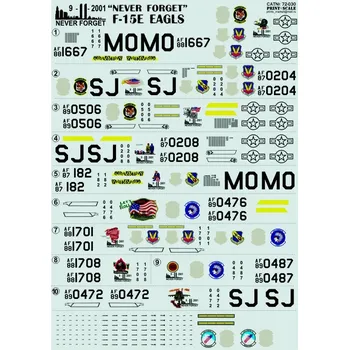 Plastikový model Print Scale 1/72 F-15E (wet decals)