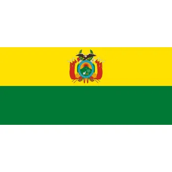 Vlajka Bolívie vlaječka - 11 x 16 cm - nasunutí, zavěšení