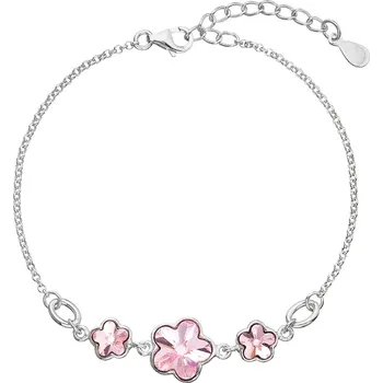 Oblečení a móda NÁRAMEK SE SWAROVSKI ELEMENTS 33112.3 LIGHT ROSE