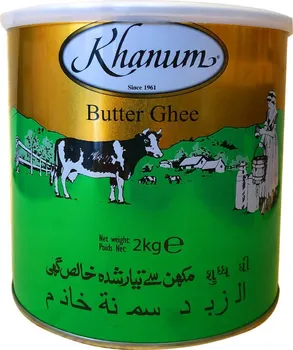 Přepuštěné máslo Khanum Ghee přepuštěné máslo 2 kg