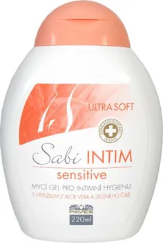 Intimní hygienický prostředek SABI Intim SENSITIVE jemný mycí gel ženy 220ml PAVES