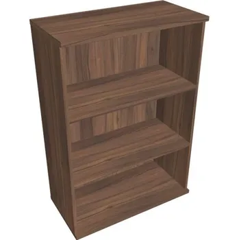 Kancelářský vozík HOBIS skříň policová otevřená - S 3 80, ořech + doprava zdarma