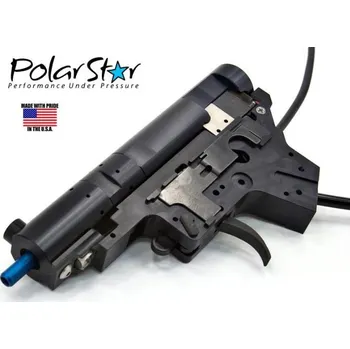 Airsoft Polarstar HPA kompletní mechabox Fusion Engine Drop-In Kit pro mechabox ver. II 3GEN (modrá tryska)